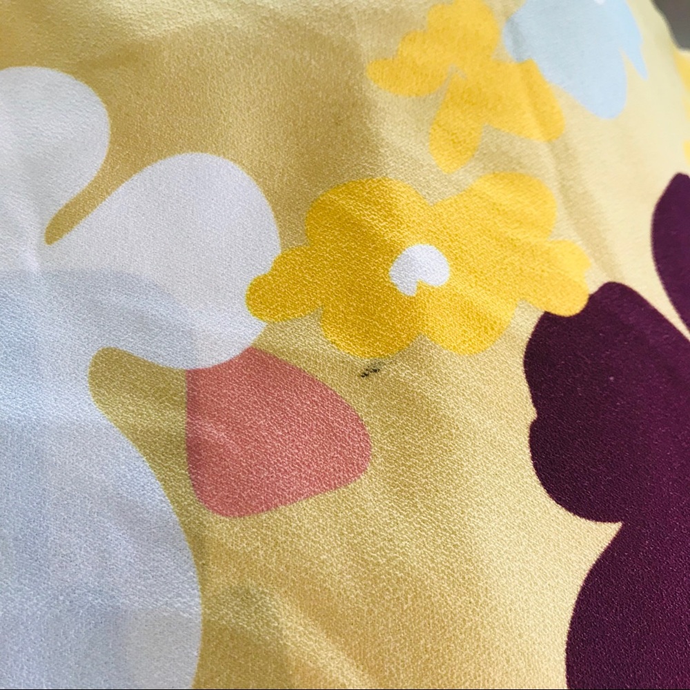 ASOS yellow floral retro shift dress - Picture 4 of 7